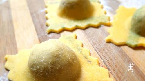 Gastronomic experience for the preparation of Caprese ravioli in Pompeii, typical of Campania.