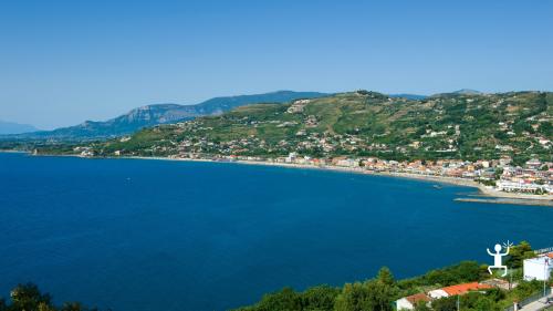 breathtaking panorama of the Cilento coastline in Campania.