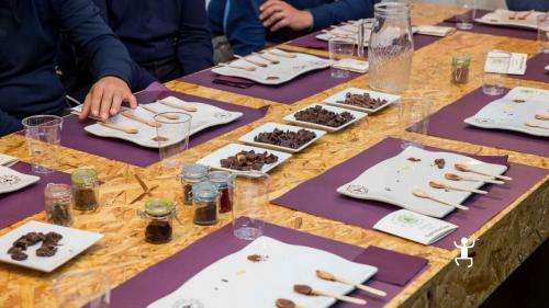 degustazione tecnica di cioccolato in un cioccolateria del Sannio in Campania