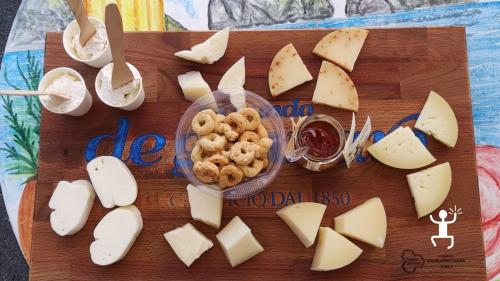 Tasting of dairy products in Campania experience artisan cheeses 