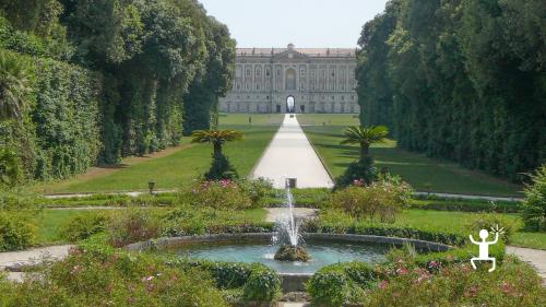 Fontane e giardini del Palazzo Reale di Caserta in Campania