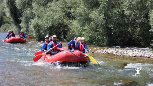 Rafting a Postiglione in Provincia di Salerno sul fiume Tanagro nel Parco Nazionale del Cilento 