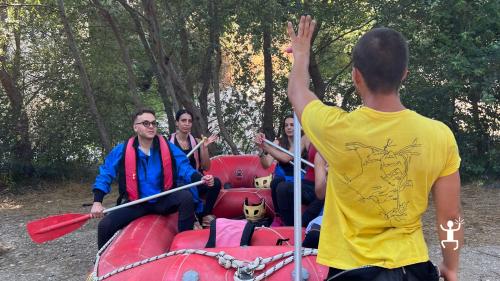 Rafting al campobase di Postiglione in Provincia di salerno sul fiume calore 