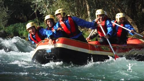 Rafting per regalo di compleanno con attività sportiva divertente nel Cilento 