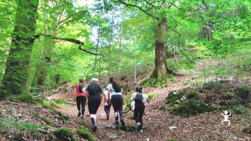 hiking in Mount Raspato 's nature  in Matese Regional Park in Campnia