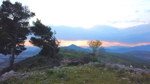 Trekking on Monte Virgo to watch the sunset from the most panoramic point of Caserta in Campania