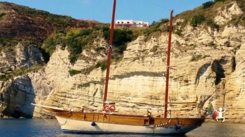 Itinerario attorno l'isola di procida con pranzo a bordo per visitare  la marina della corricella e l'isolotto di vivara in campania 