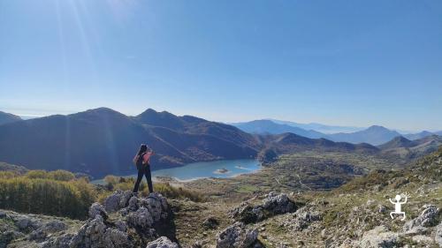 trekking route in the matese regional park while having an experience in campania