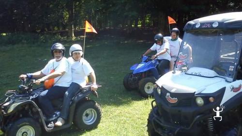 Quad bike tours on trails and dirt paths to explore the shores of Lake Laceno and surrounding forests, Campania