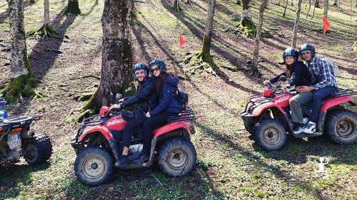 Gift card in campania with quad bike tour experience to give to couple or friend