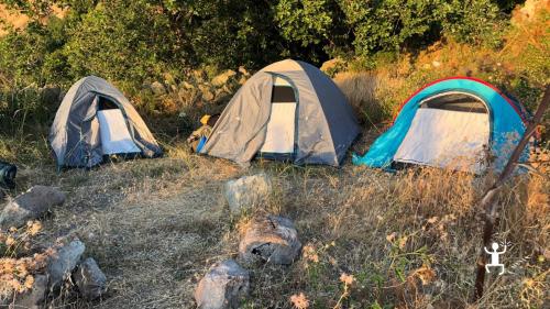 <p><p>How to set up temde for a one-night bivouac on the island of Ischia</p></p>