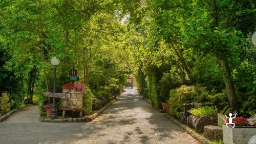 <p><p>Entrance with avenues of the Grassano Park in Sannio</p></p>