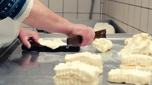 Experience observing the production process of cheeses made in the artisanal dairy in Vico Equense, Campania