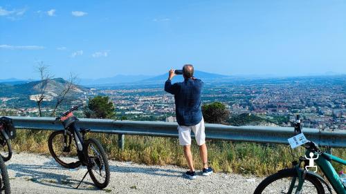 electric bike route for experience in Campania in Caserta